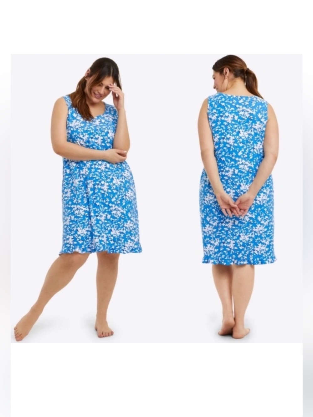 Draper James Floral Ruffle Hem Nightgown NWT!
